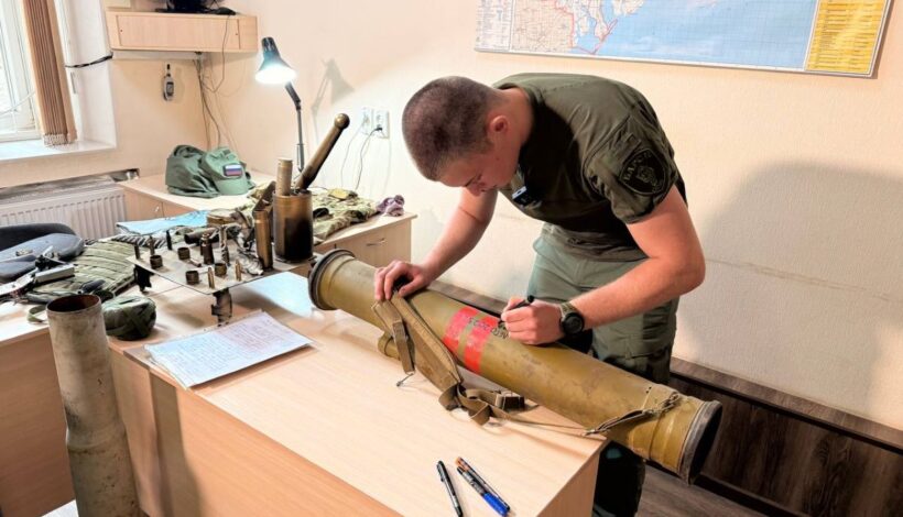 Предметы с передовой пополнили фонды музея