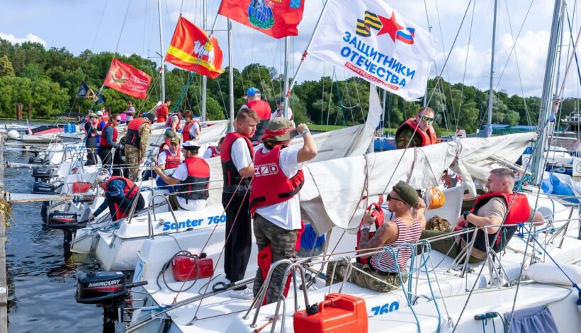 Ветераны поучаствовали в парусной регате
