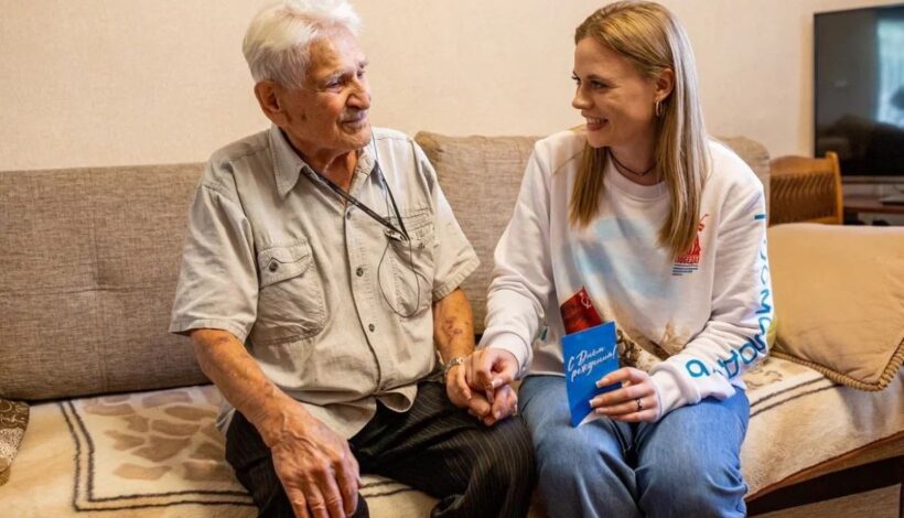 Ветерану подарили теплую встречу