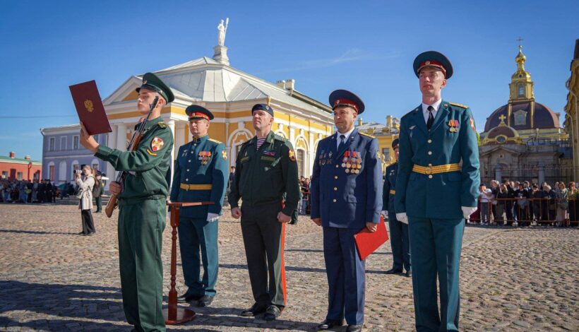 Курсанты присягнули на верность Родине