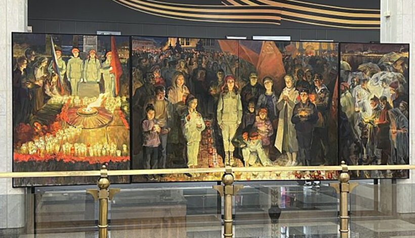 Выставка художников стала центром притяжения