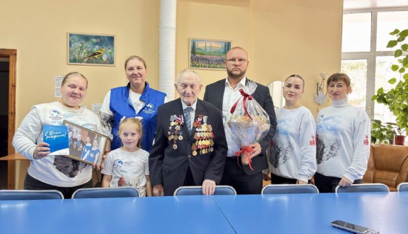 Ветеран встретил второй век жизни