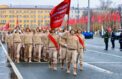 Юнармейцы прошли парадным маршем