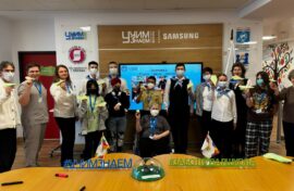 Юным пациентам рассказали о морских летчиках