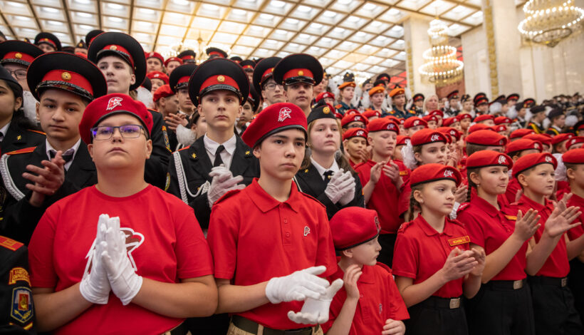 Юнармейцы принесли клятву в Музее Победы