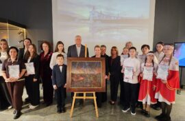 Фонды Музея Победы пополнила картина ветерана и художника