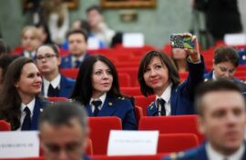 Работники прокуратуры принимают поздравления