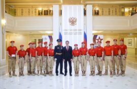 Юнармейцев наградили за мужество и героизм