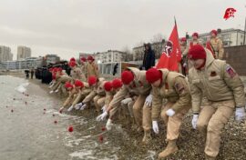 Юные патриоты вспомнили подвиг десантников