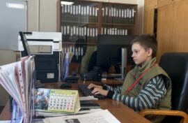 Дети пришли работать в федеральный музей