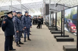 Военкоры запечатлели военнослужащих Росгвардии