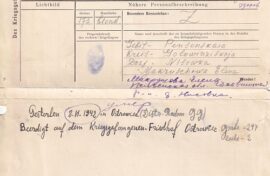 Родных военнопленного разыскали в Пензенской области