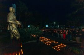 Школьники почтили память жертв геноцида