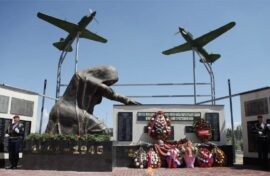 Память героев Великой Отечественной увековечили в Киргизии