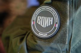 Флаг Центра «Воин» украсил вершину