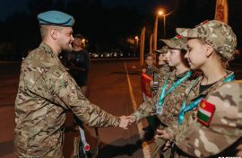 Юные патриоты посоревновались в военных специальностях