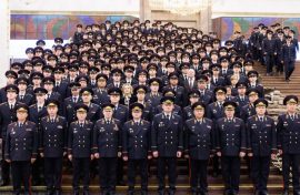 Будущие выпускники получили первое офицерское звание