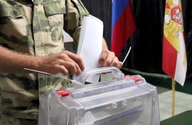 Росгвардейцы проголосовали на выборах в Госдуму