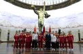 Сборную России напутствовали в Музее Победы