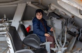 Посетители музея окунулись в историю танковых войск