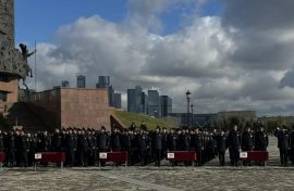 Первокурсники присягнули на верность Родине