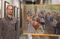 Художник отразил, как современники почитают героев